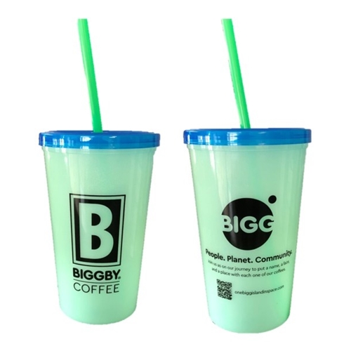 BIGGBY - Every Drink Tumbler with Straw - 20oz