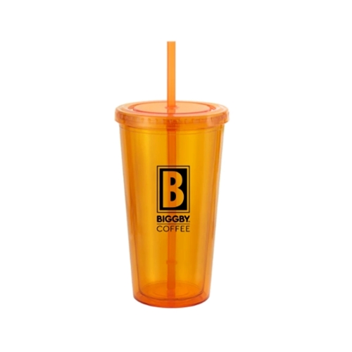 BIGGBY - Every Drink Tumbler with Straw - 20oz