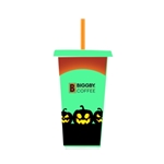 **Halloween Pumpkin Glow Tumbler - 24oz