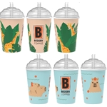 Kids Cold Cup - Capybara / Giraffe - 12oz