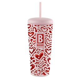 **Hearts Abound Tumbler - 24oz