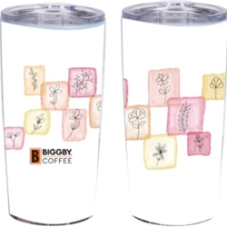 **Flower Tile Tumbler - 20oz