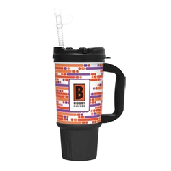 24 ounce BIGGBY2Go - Colorful lines and dots